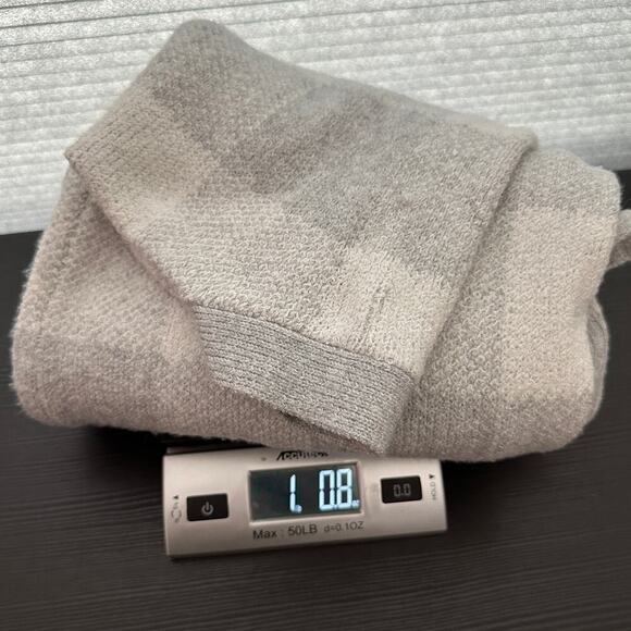 Jun & Ivy Gray Checkered Long Sleeve Open Front Knit Cardigan Size Medium - Picture 12 of 12